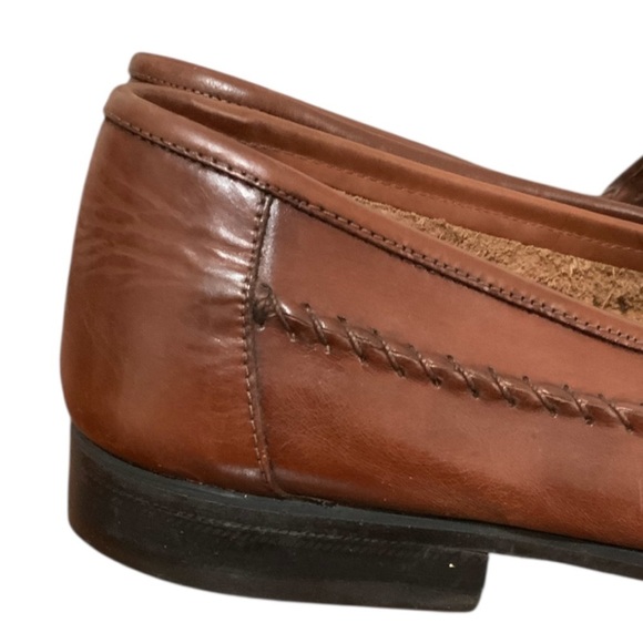 Giorgio Brutini le Glove Men's Brown Leather Loafers 13D Made in Brazil - Picture 6 of 12